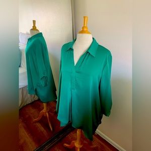 RENUAR Green Blouse